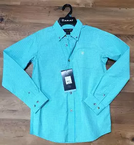 Boys Ariat Edinburg Performance Long Sleeve Shirt