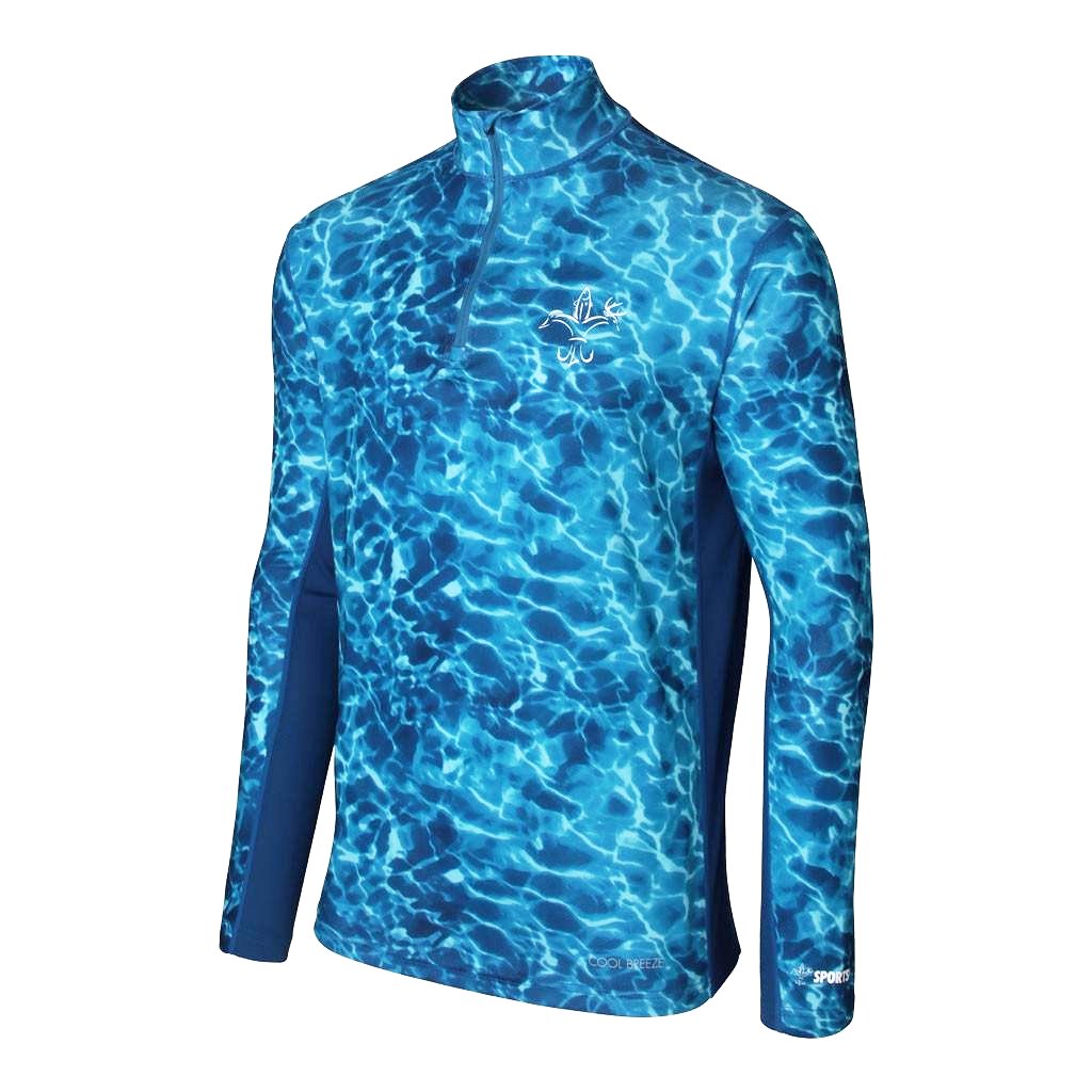 Breathable Fishing Shirt: Cool Breeze Quarter-Zip