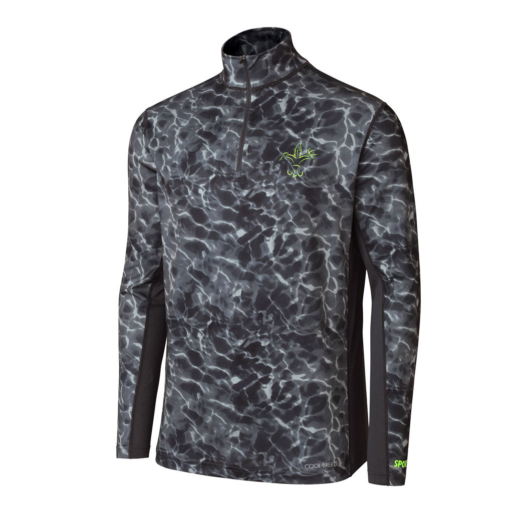 Breathable Fishing Shirt: Cool Breeze Quarter-Zip