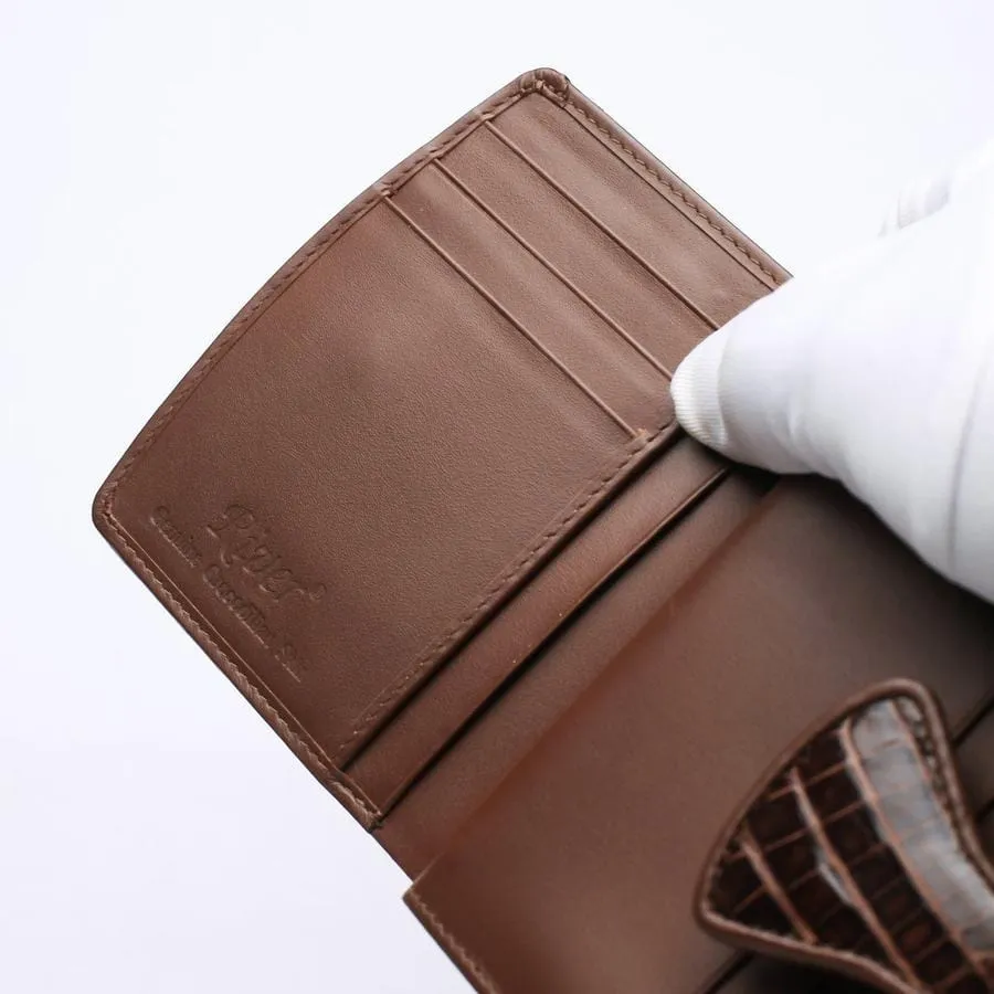 Brown Crocodile Skin Women's Wallet - Google SEO Result