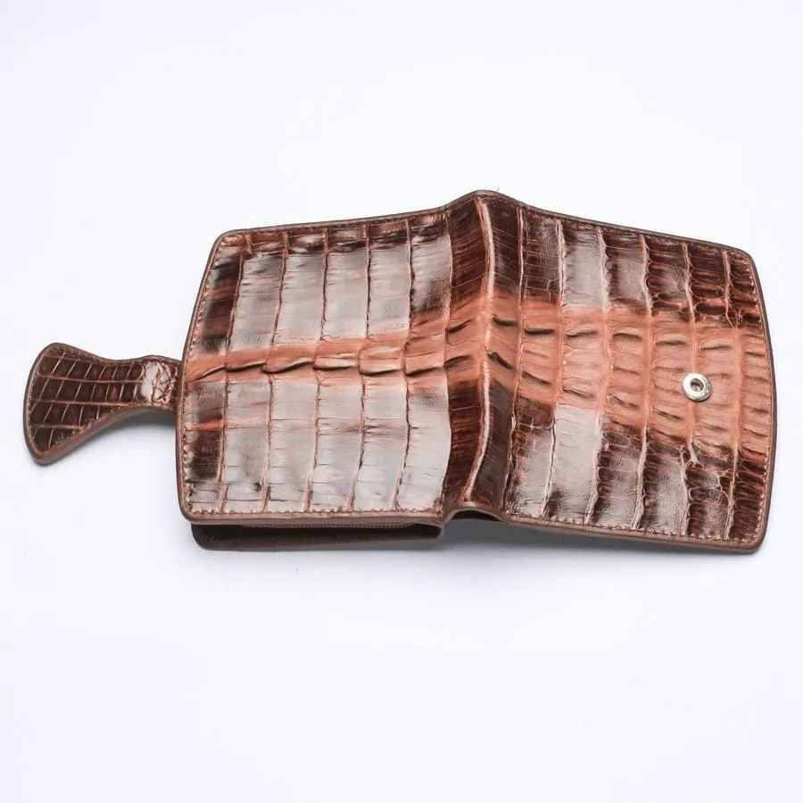 Brown Crocodile Skin Women's Wallet - Google SEO Result