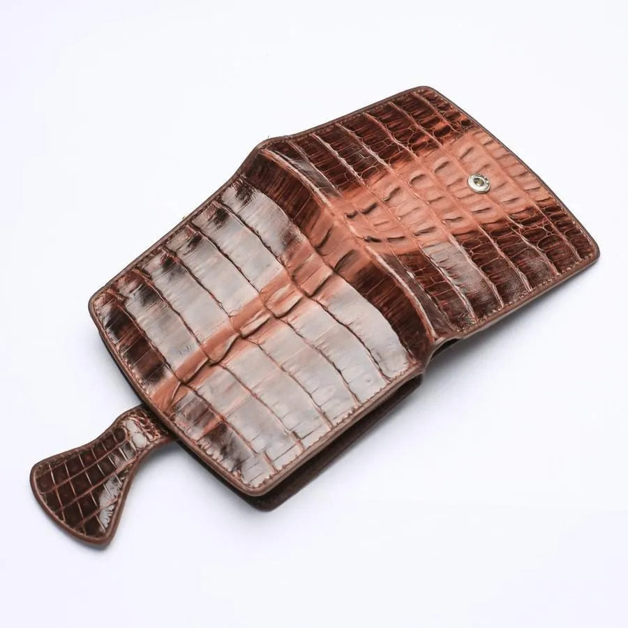 Brown Crocodile Skin Women's Wallet - Google SEO Result