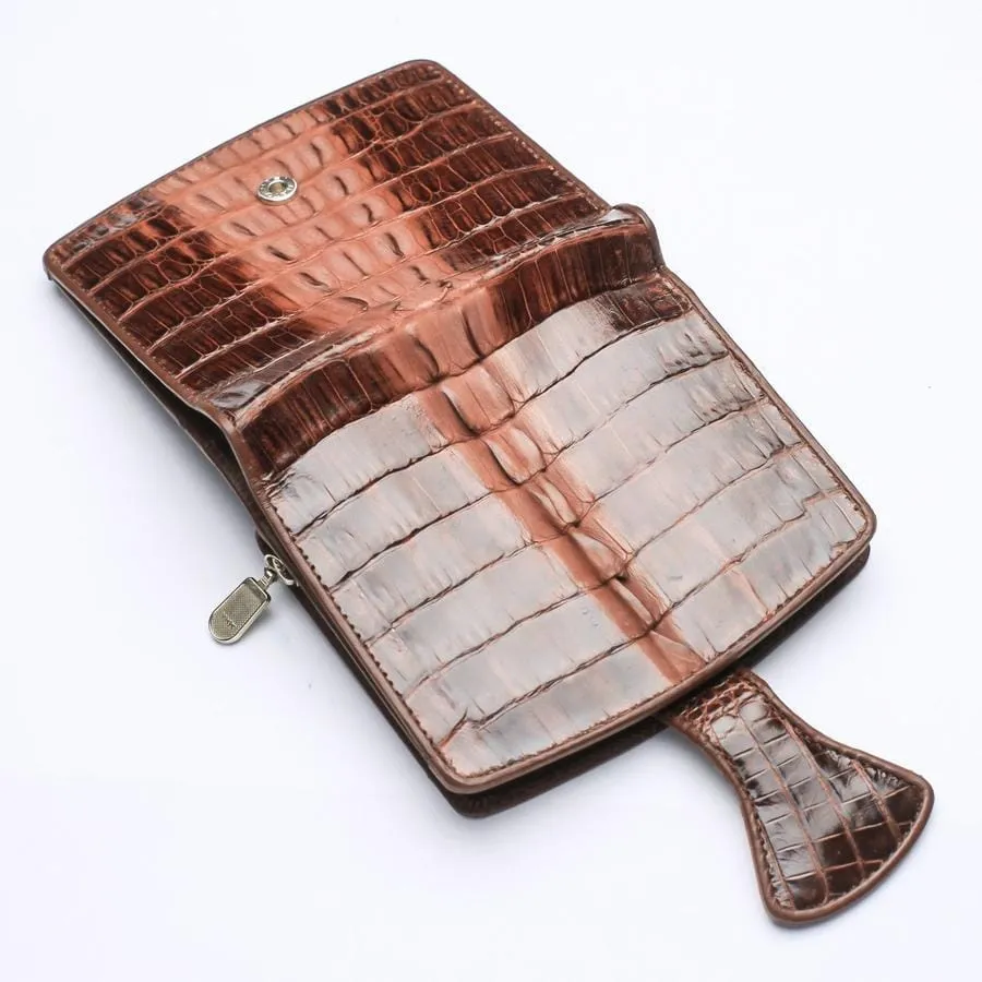 Brown Crocodile Skin Women's Wallet - Google SEO Result