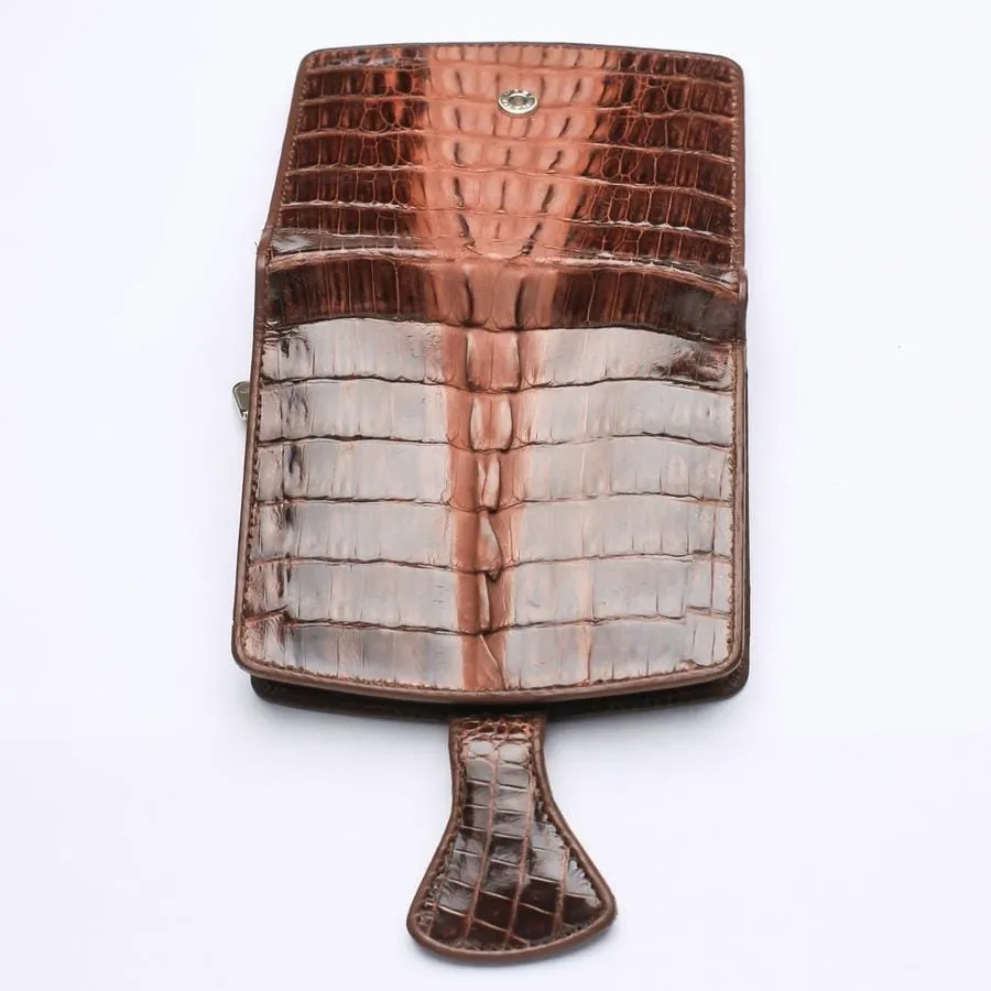 Brown Crocodile Skin Women's Wallet - Google SEO Result