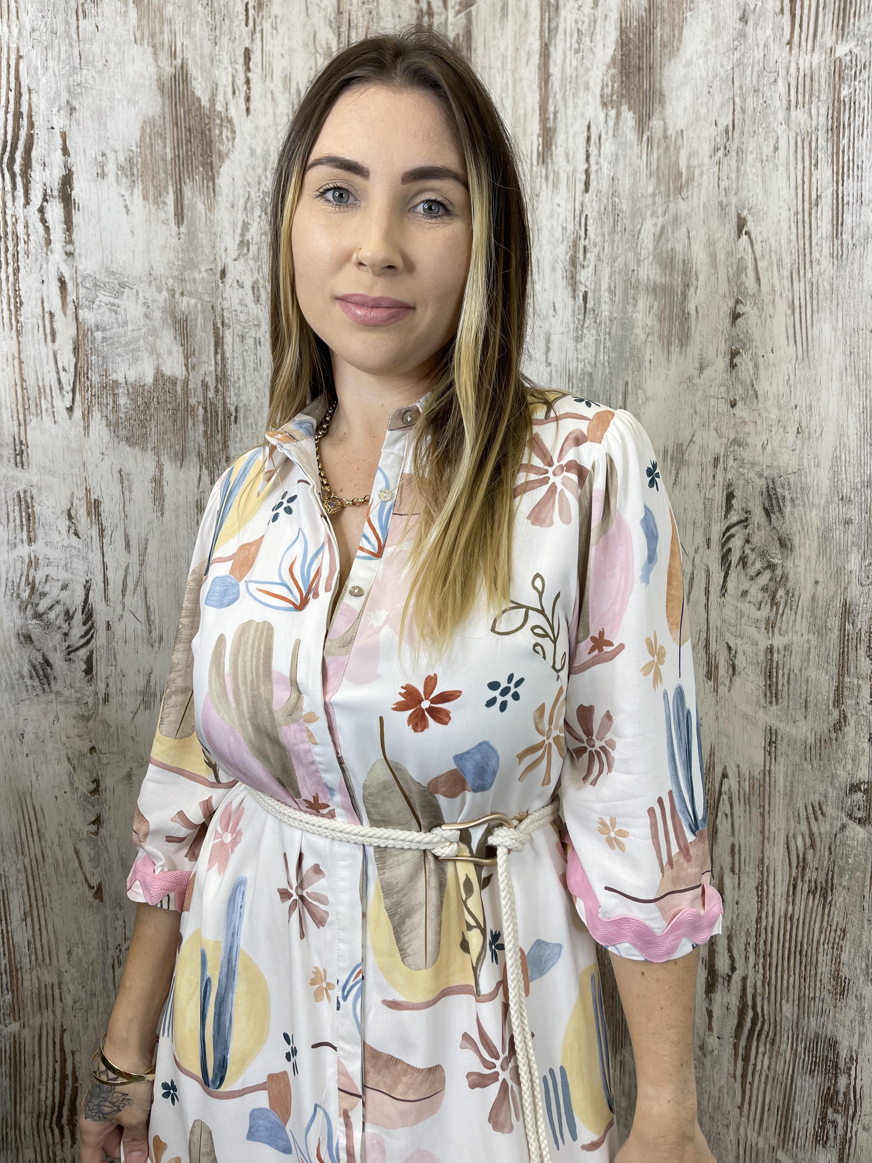 Brynn Midi Shirt Dress for Desert Dreams