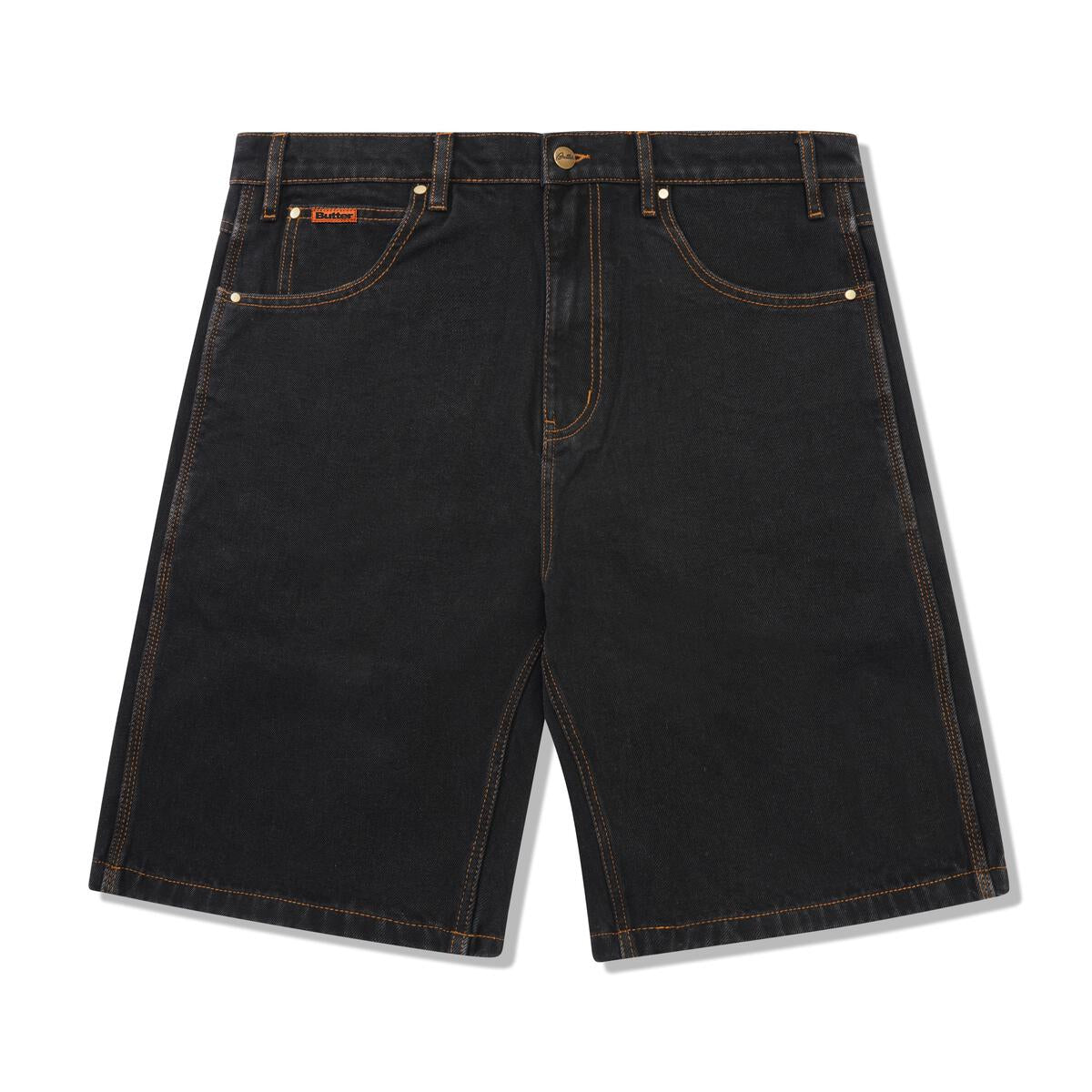 Butter Goods Denim Shorts Black Wash