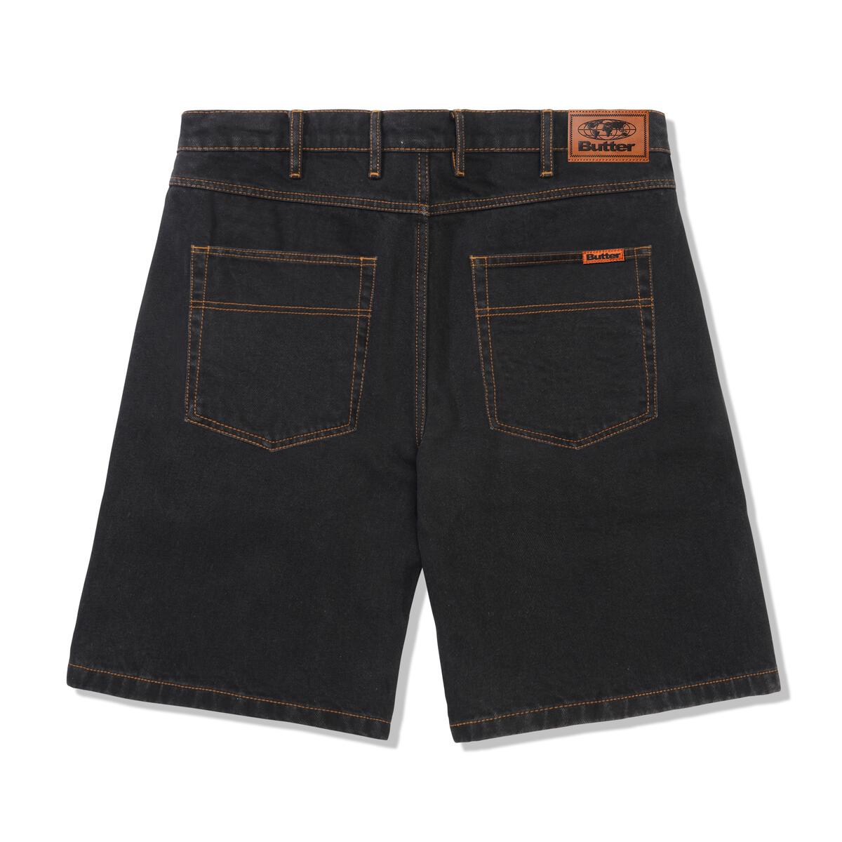 Butter Goods Denim Shorts Black Wash