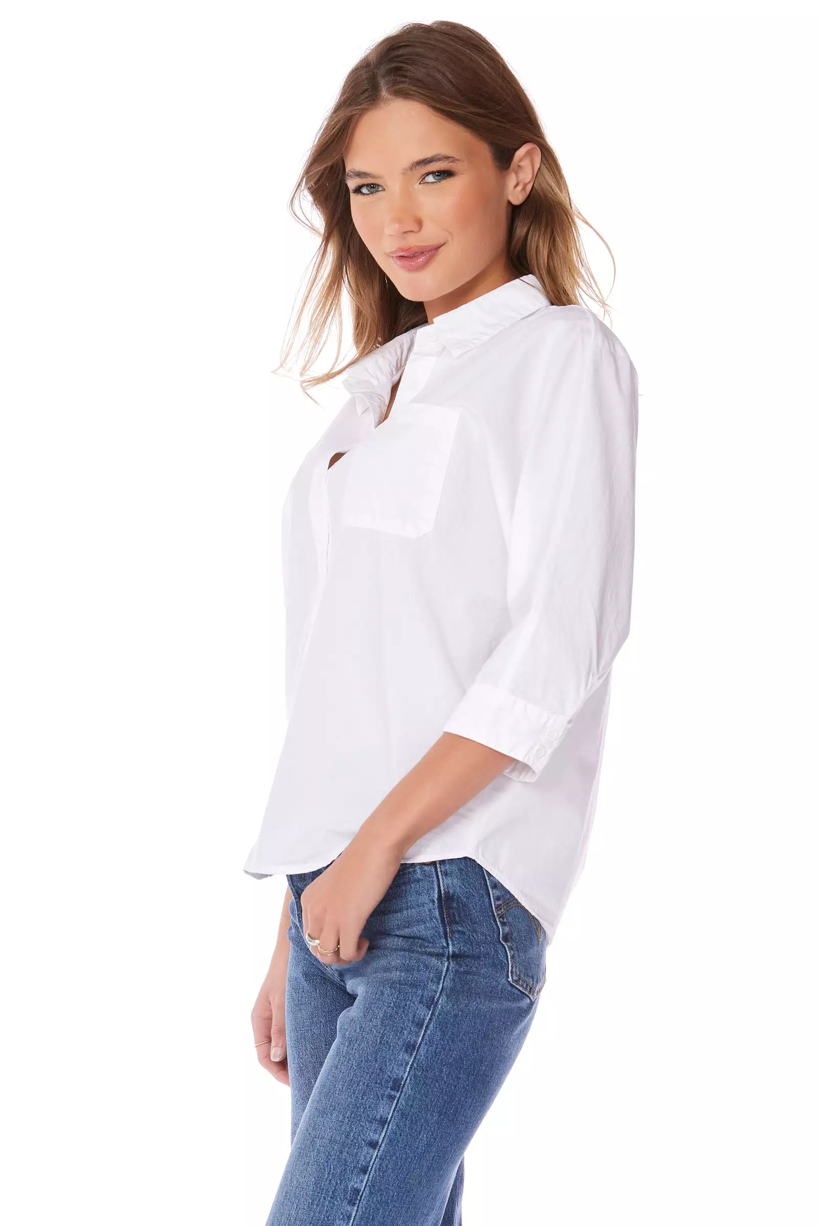 Button Front Dolman Top.