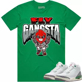 Buy Jordan 3 Lucky Green 3s Shirt in Matching Style - RED FLY GANGSTA