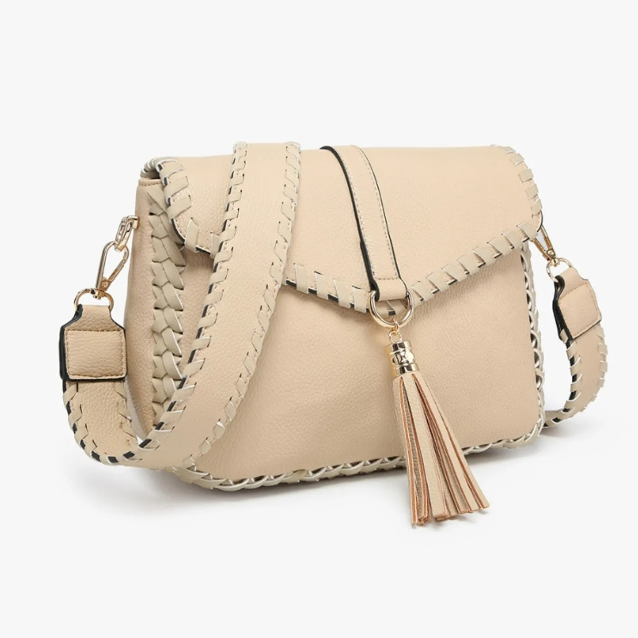 Cam Whipstitch fringe shoulder bag