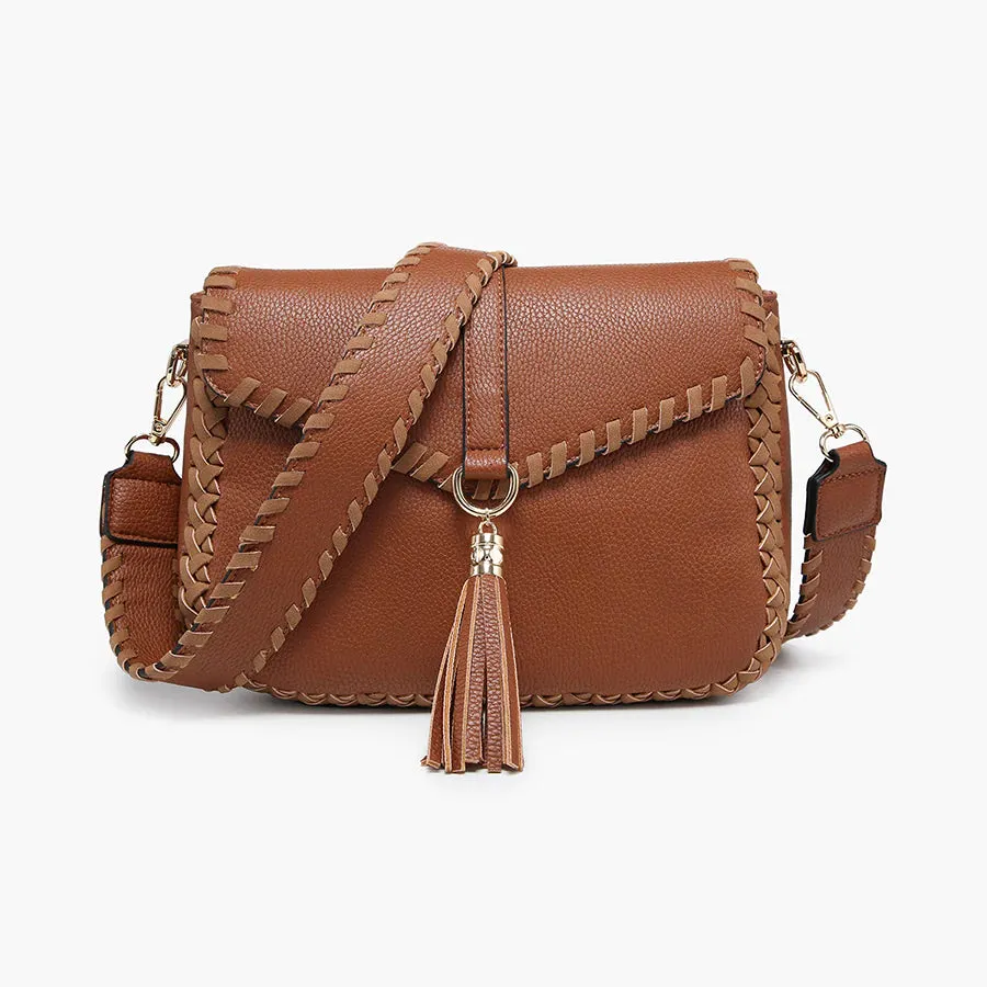 Cam Whipstitch fringe shoulder bag