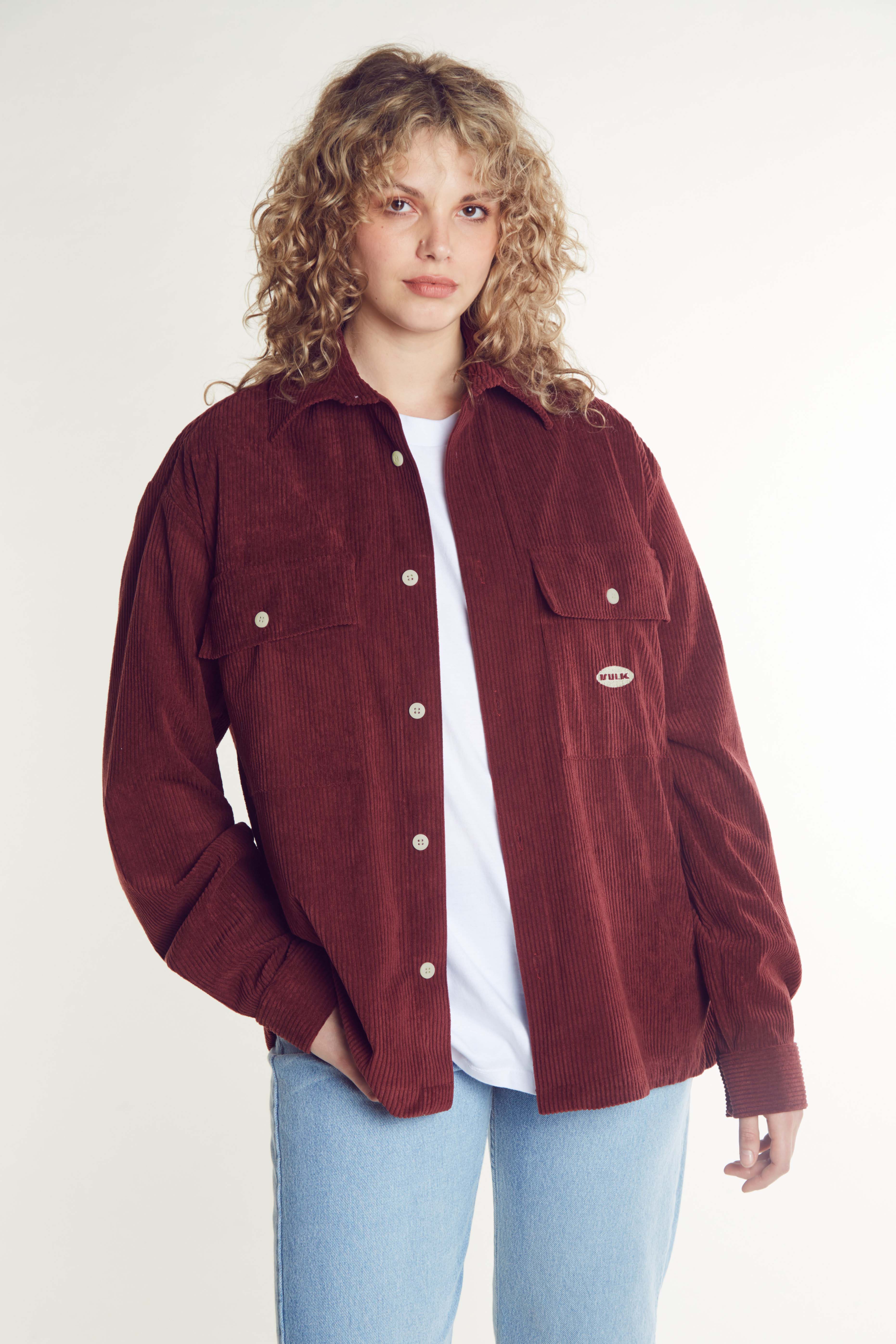 Lightweight Vulk Roman Overshirt Berry