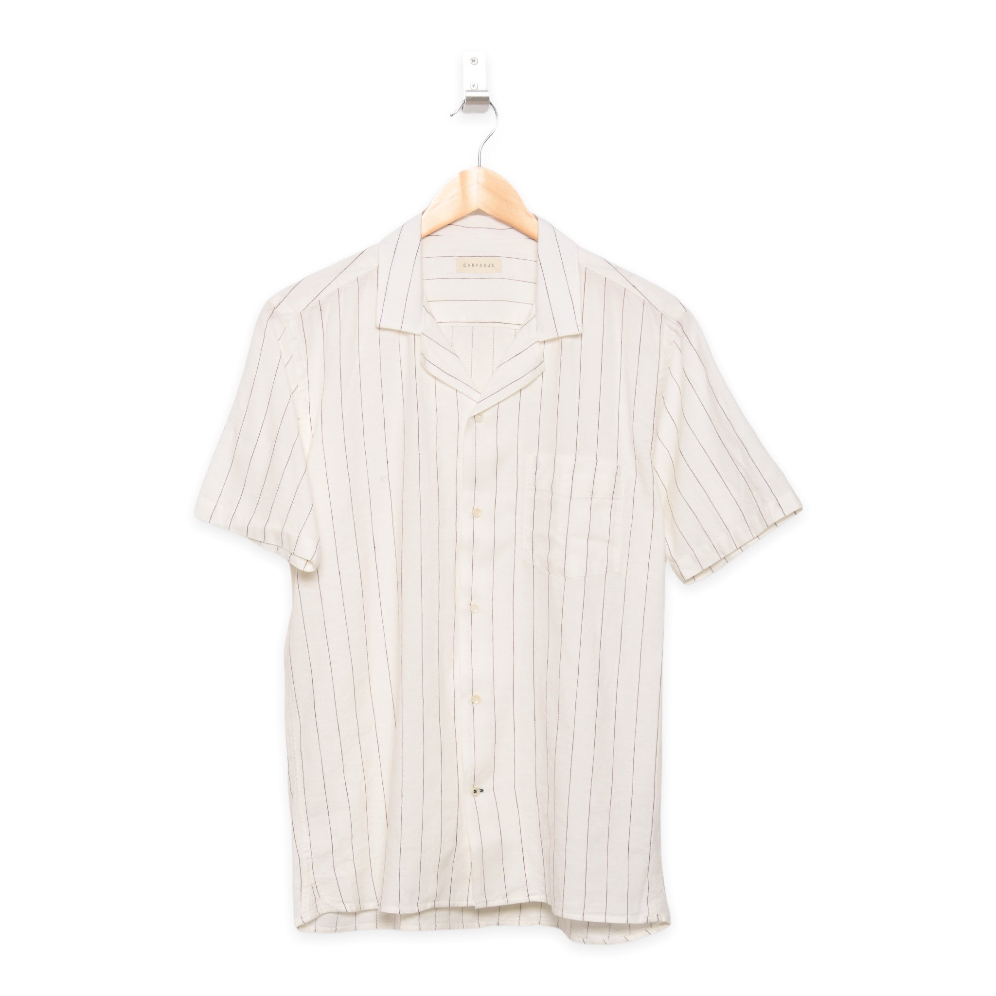 Carpasus Verita rust stripes shirt