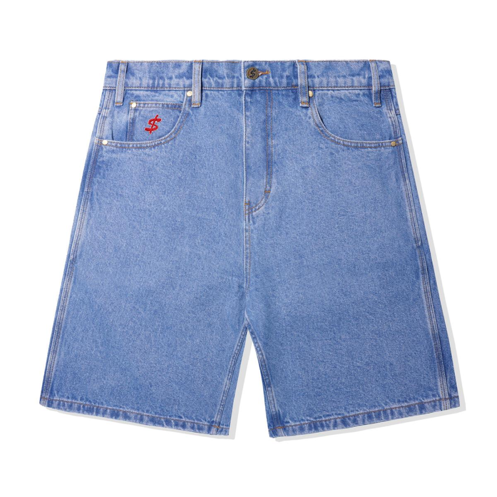 Cash Denim Shorts - Washed Indigo