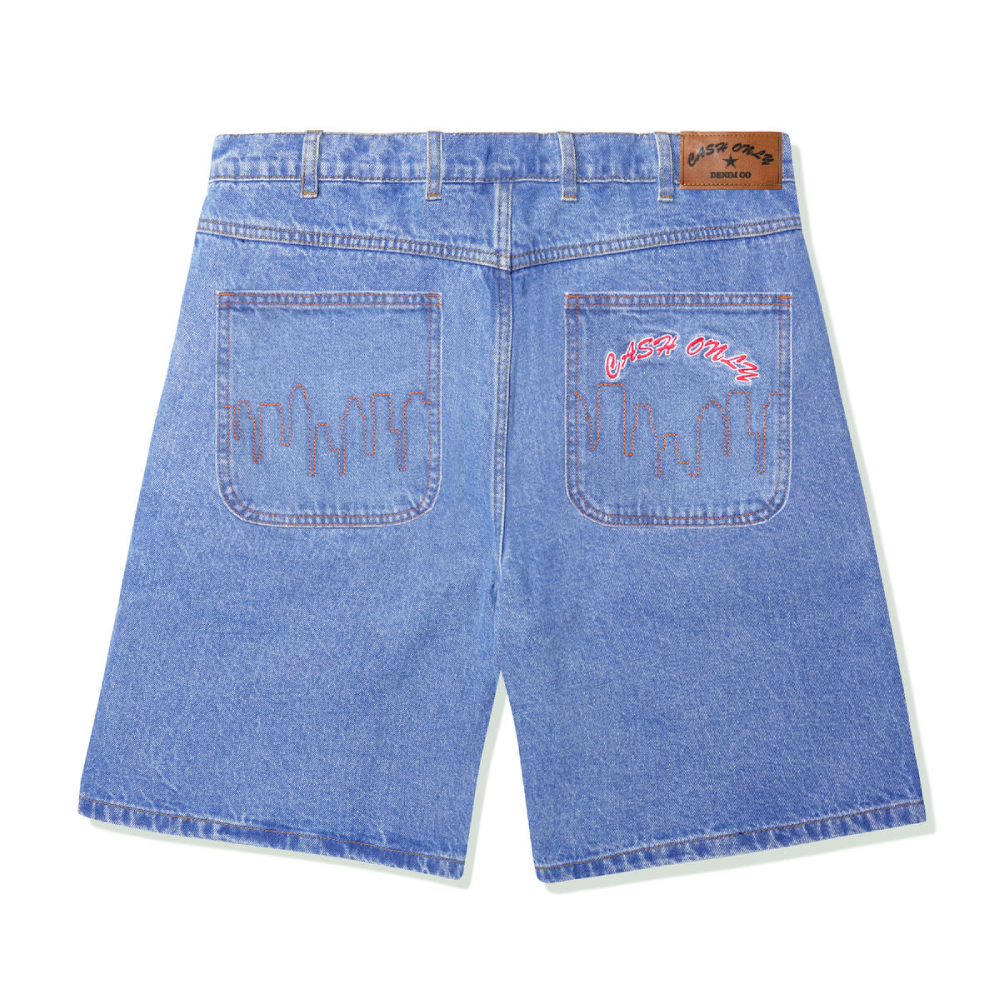 Cash Denim Shorts - Washed Indigo