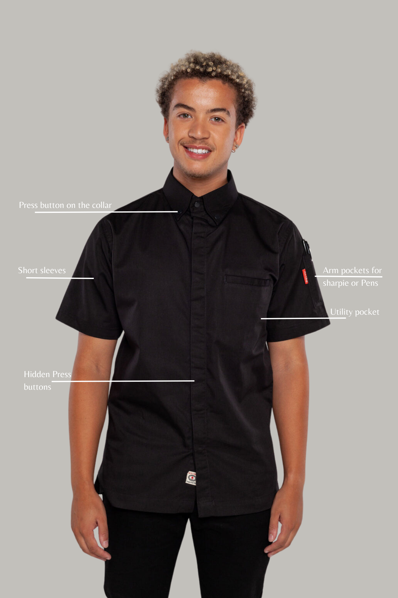 Black Chef Shirt