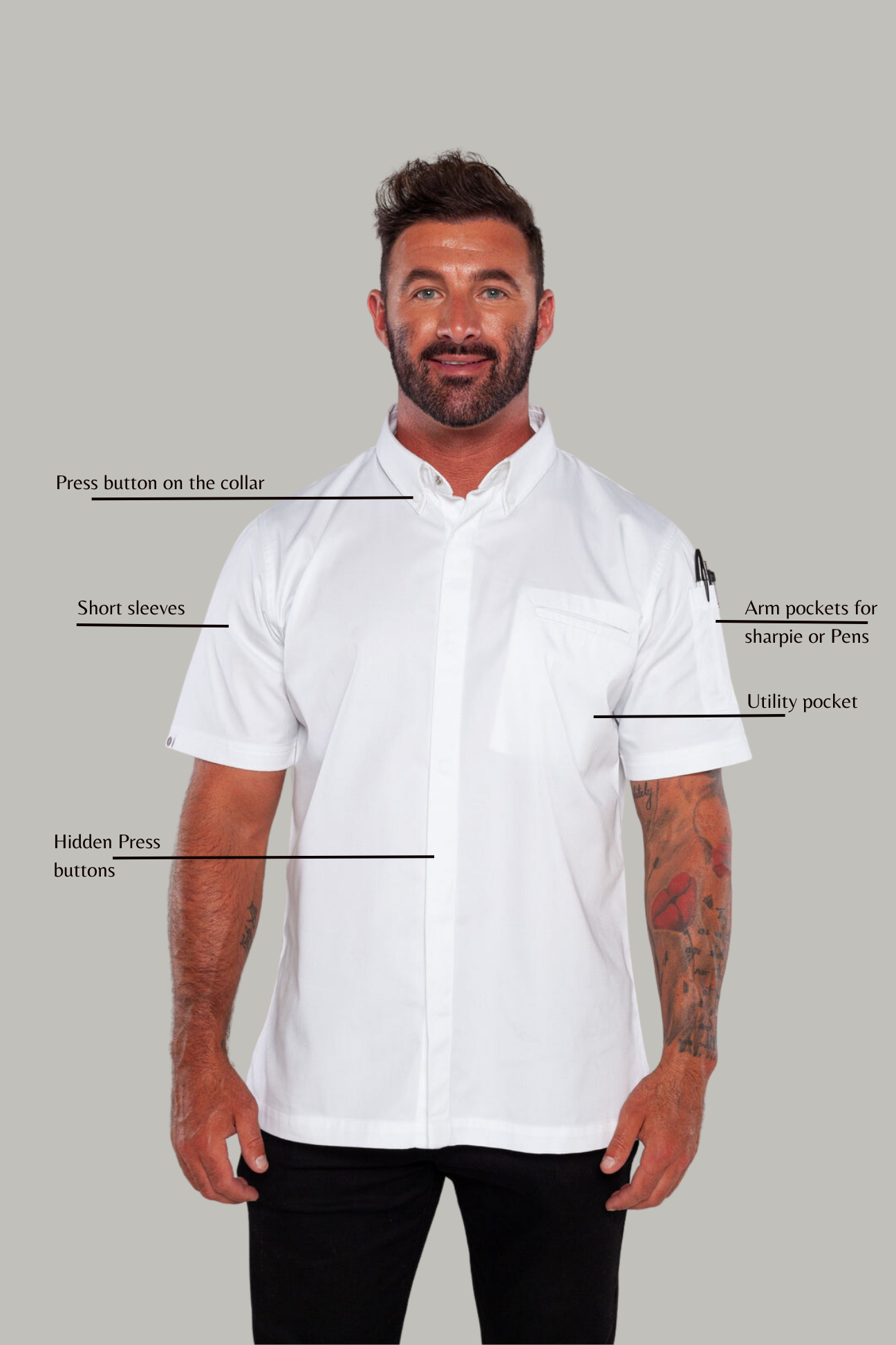 White Chef Shirt