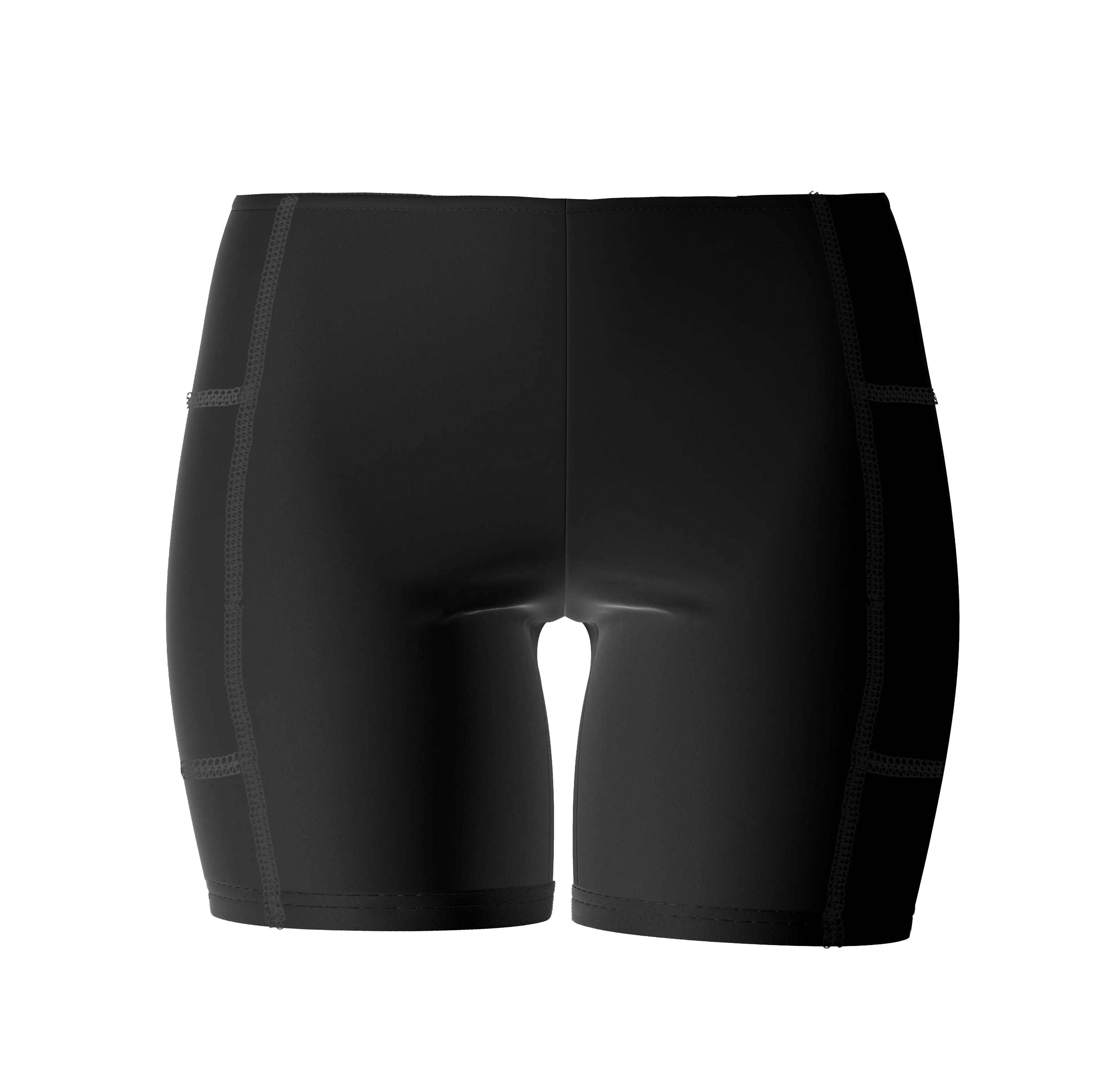 Classic black shorts for women