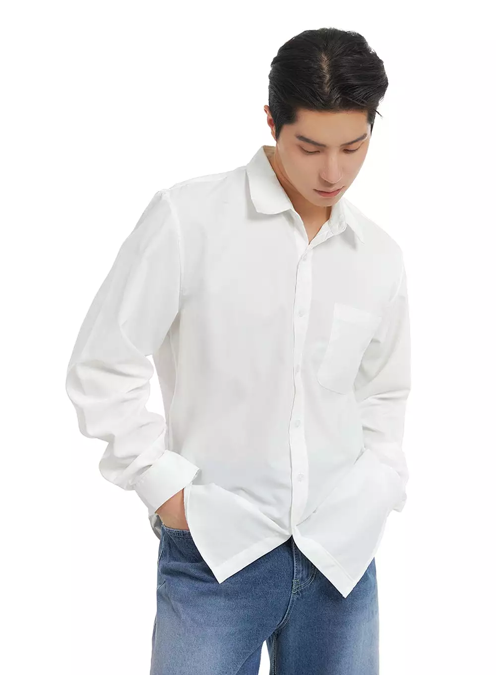 Classic White Shirt for Men - IA401