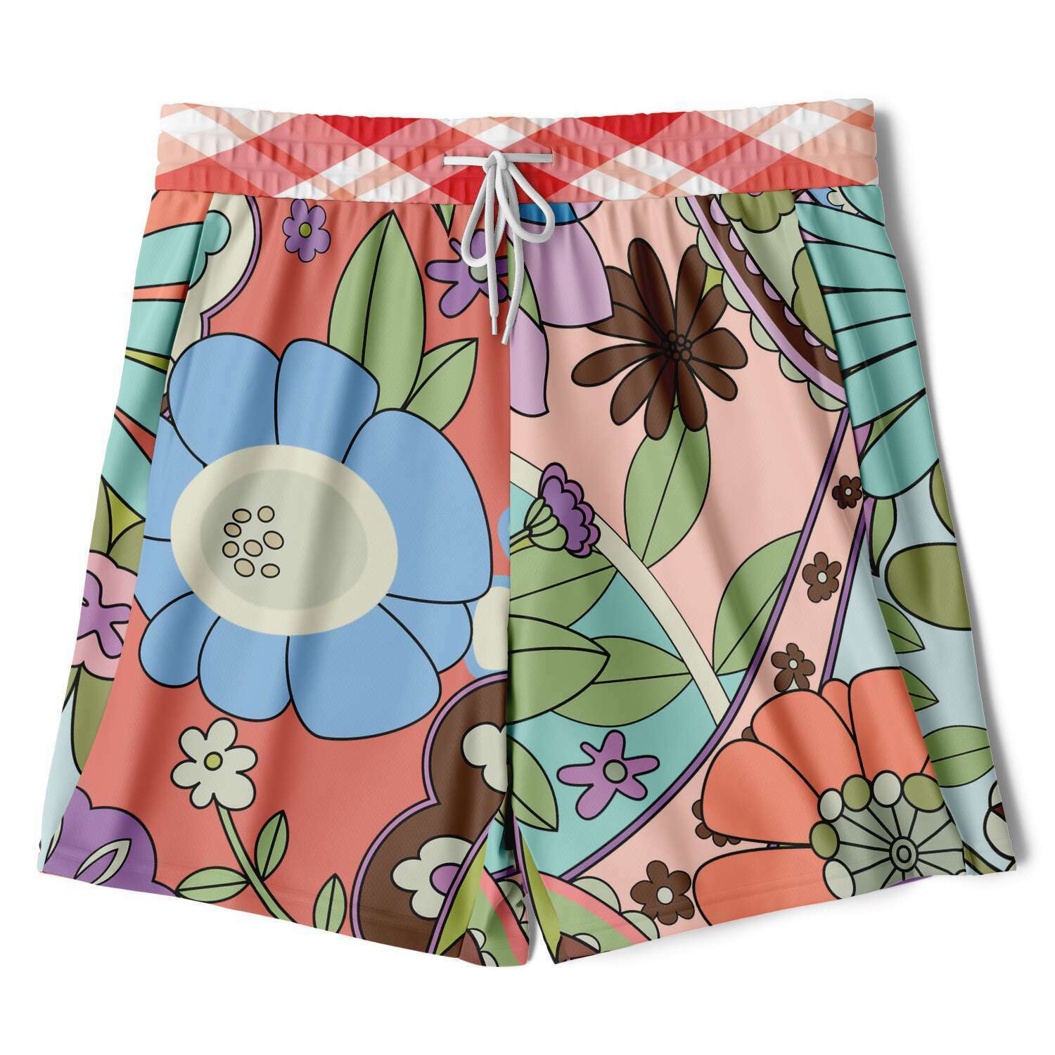 Compression Activity Shorts - Serendipity Peach Floral