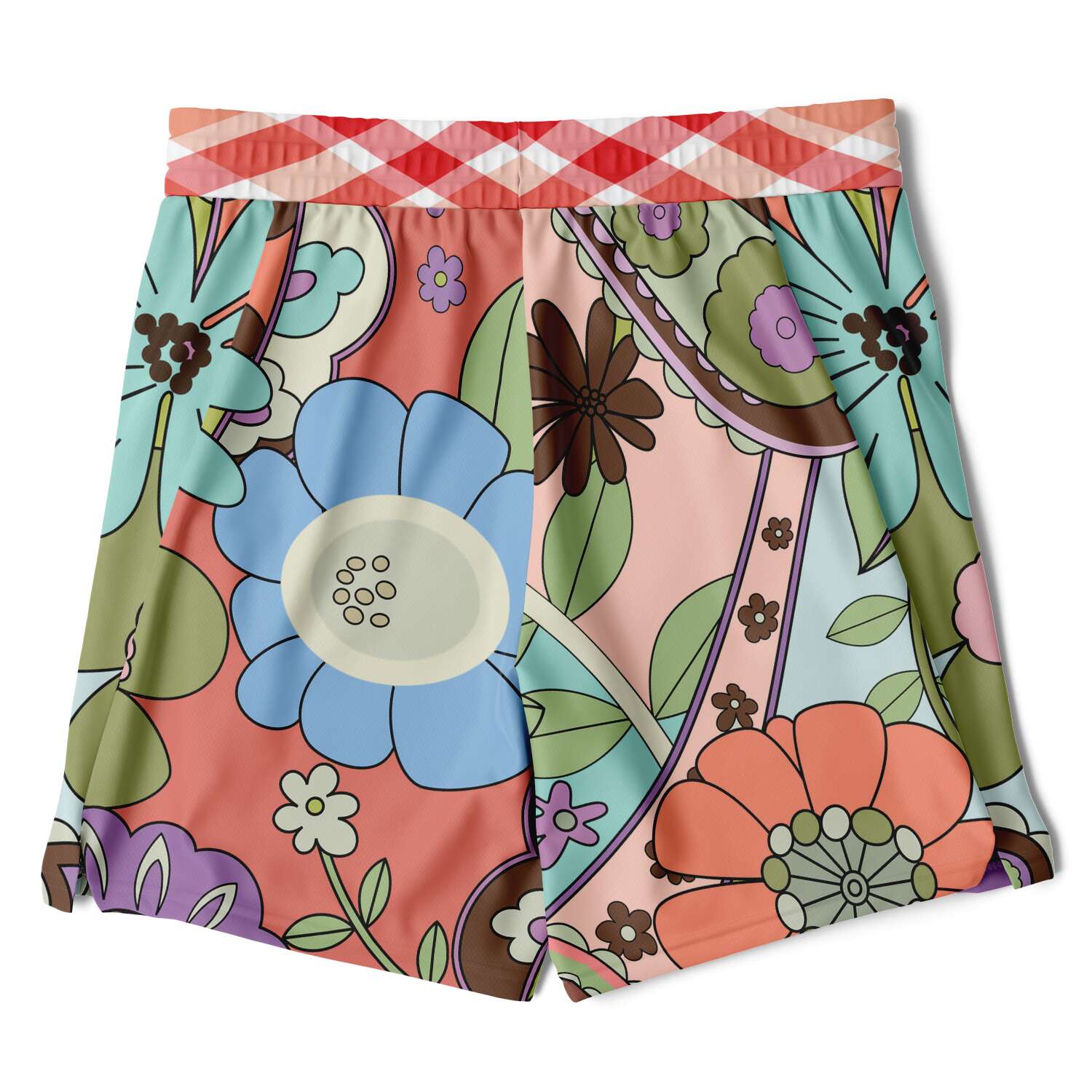 Compression Activity Shorts - Serendipity Peach Floral