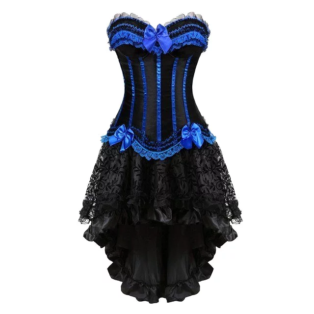 Blue Corset Dress Esmeralda (Drag) - Shop Now