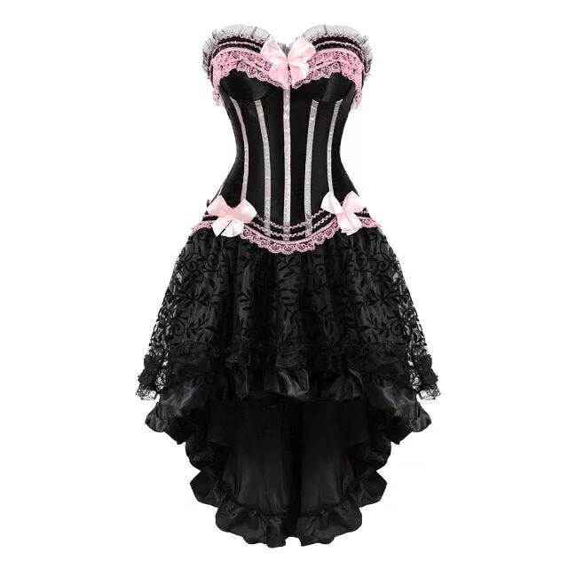 Pink Corset Dress Esmeralda Drag - Shop Now