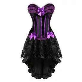 Corset Dress Purple Esmeralda - Shop Now