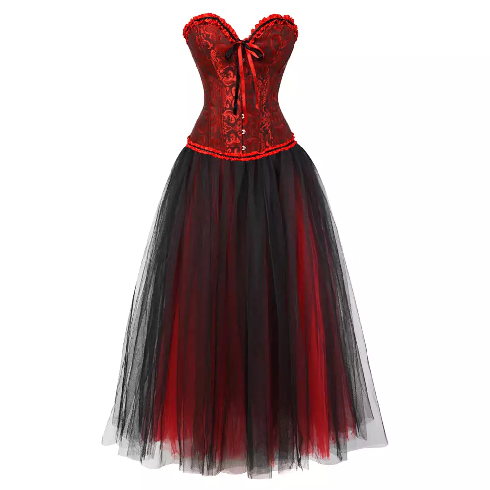 Black Corset Dress - Drag Omanel