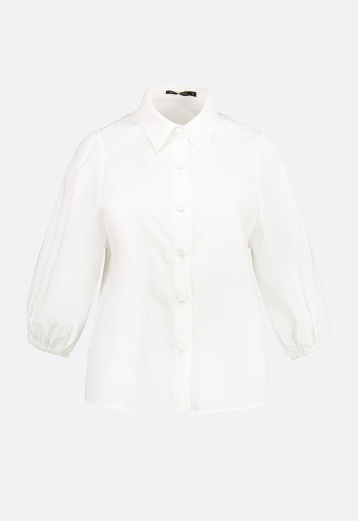 Cotton Puff Sleeve Shirt