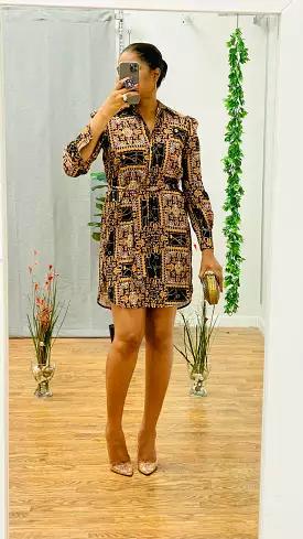 Dani shirt dress print