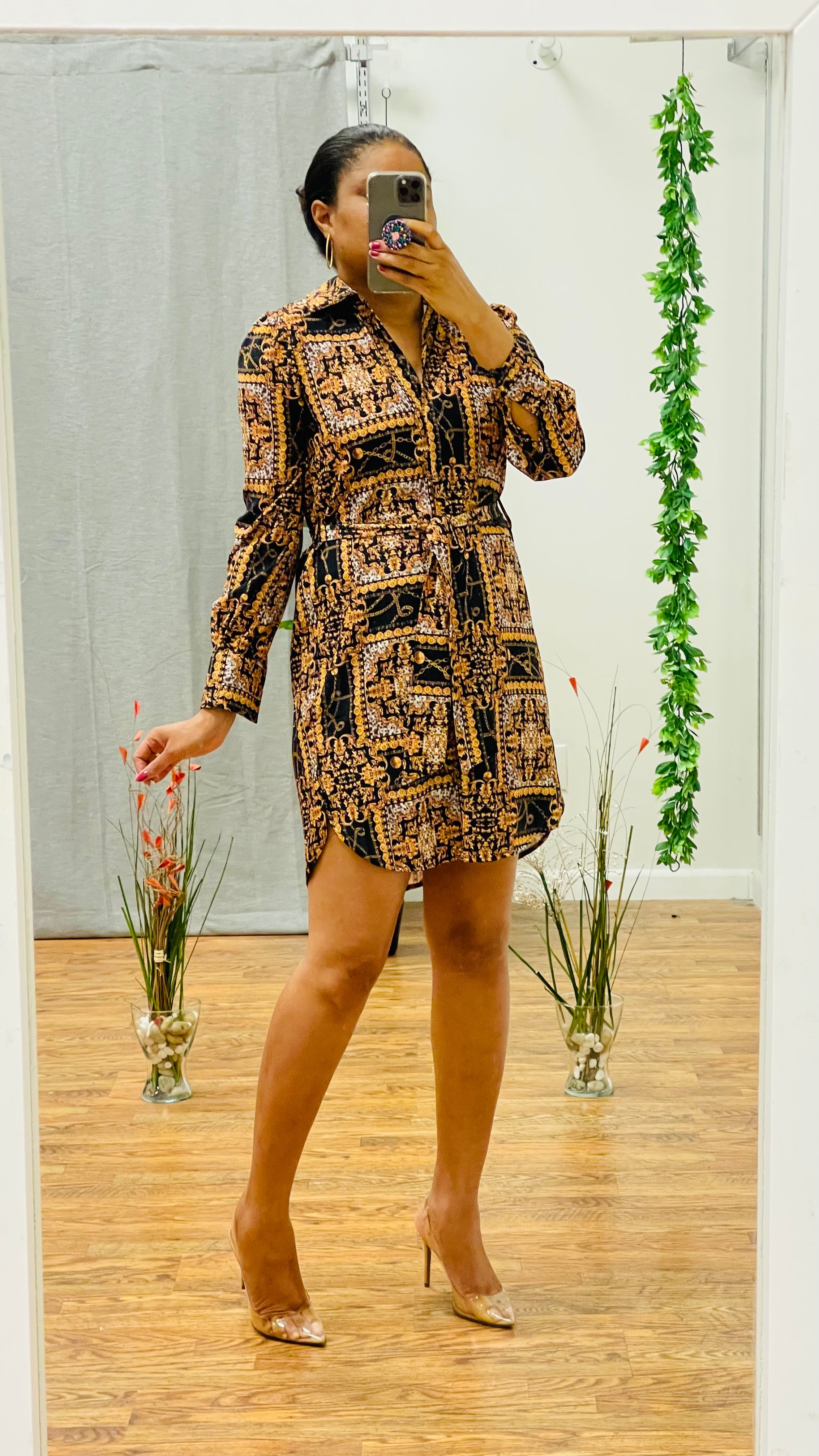 Dani shirt dress print