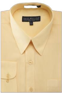 Daniel Ellissa basic dress shirt convertible cuff DS3001 Canary