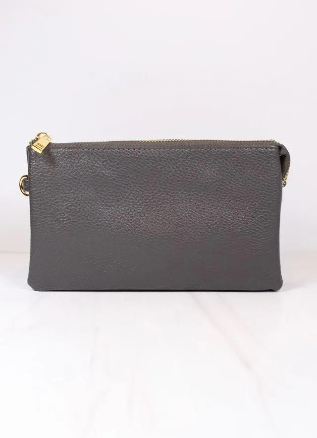 Dark Gray Liz Crossbody Bag