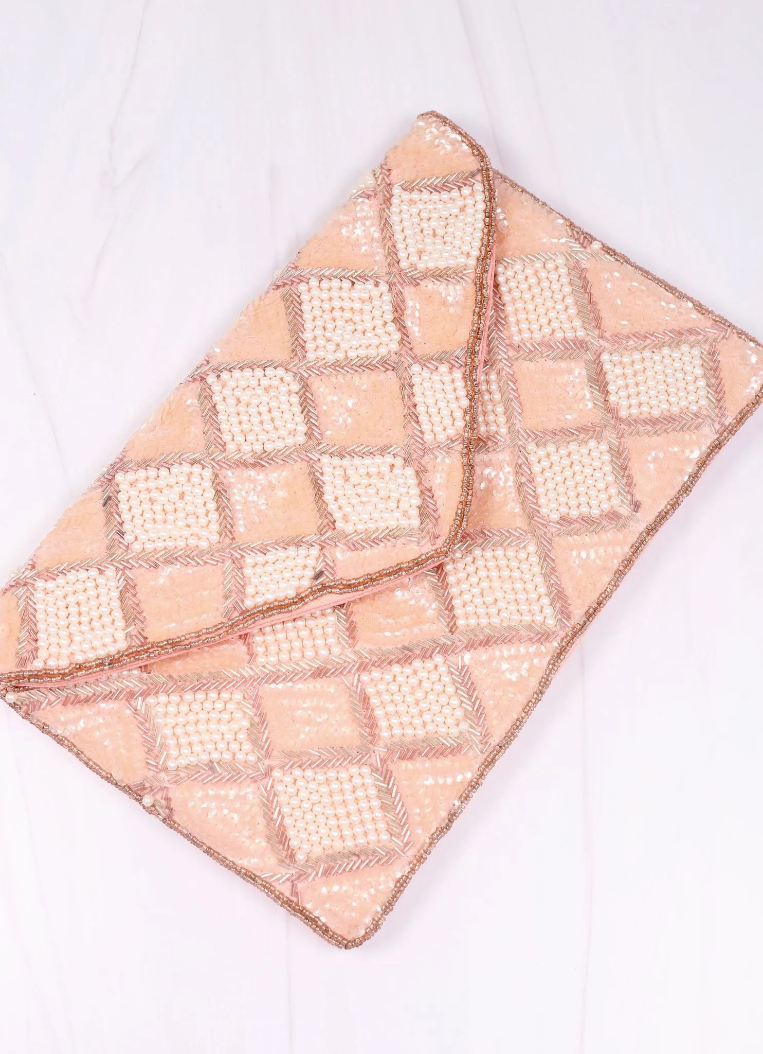 Dawson Blush Embellished Crossbody Bag