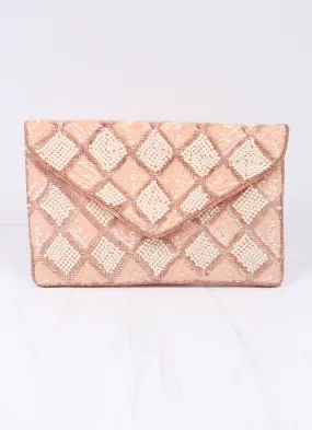 Dawson Blush Embellished Crossbody Bag