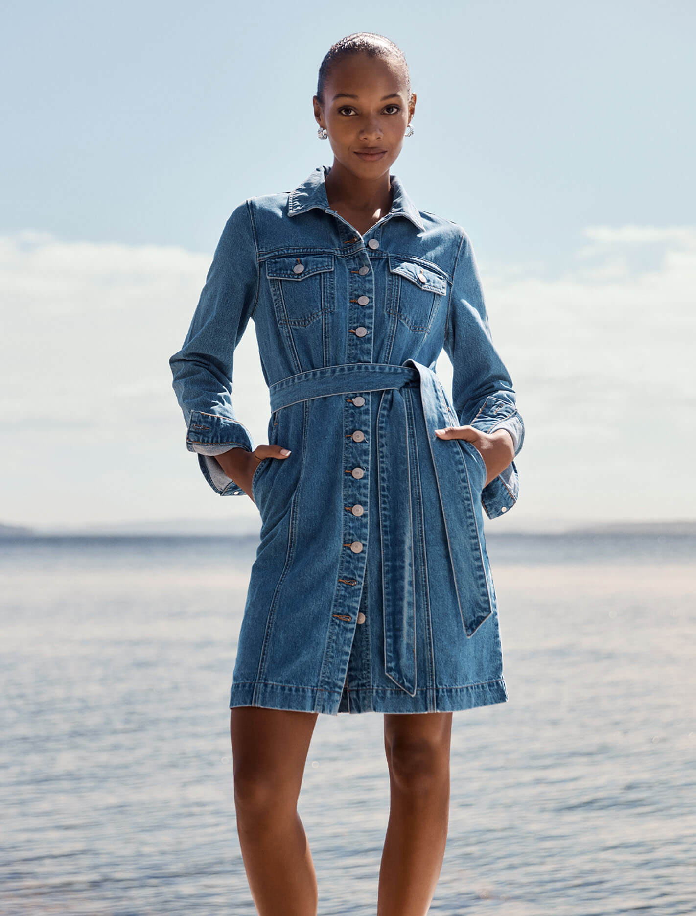 Denim shirt dress Taylor