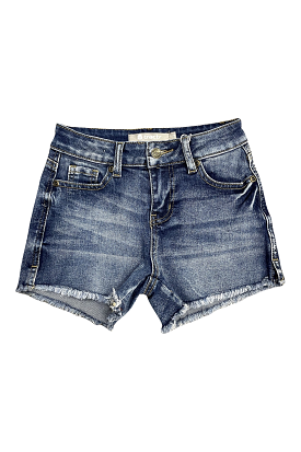 Denim Shorts in Dark Indigo color