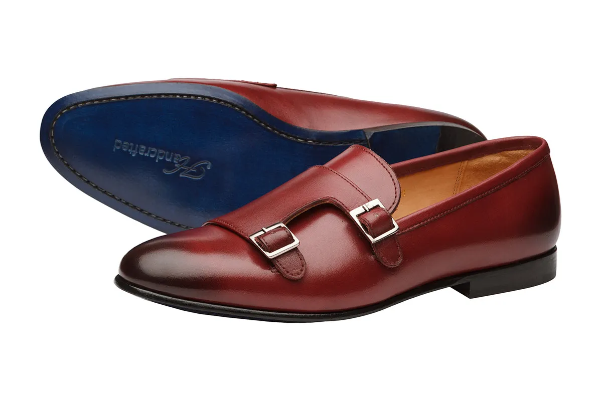 Double monk loafer with low heel-OX.