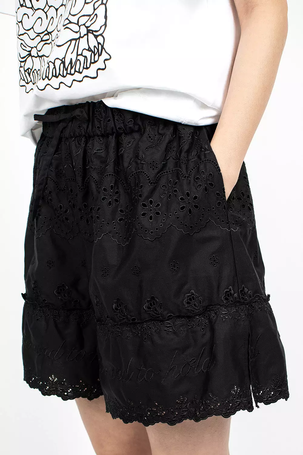 Drawstring Shorts Black