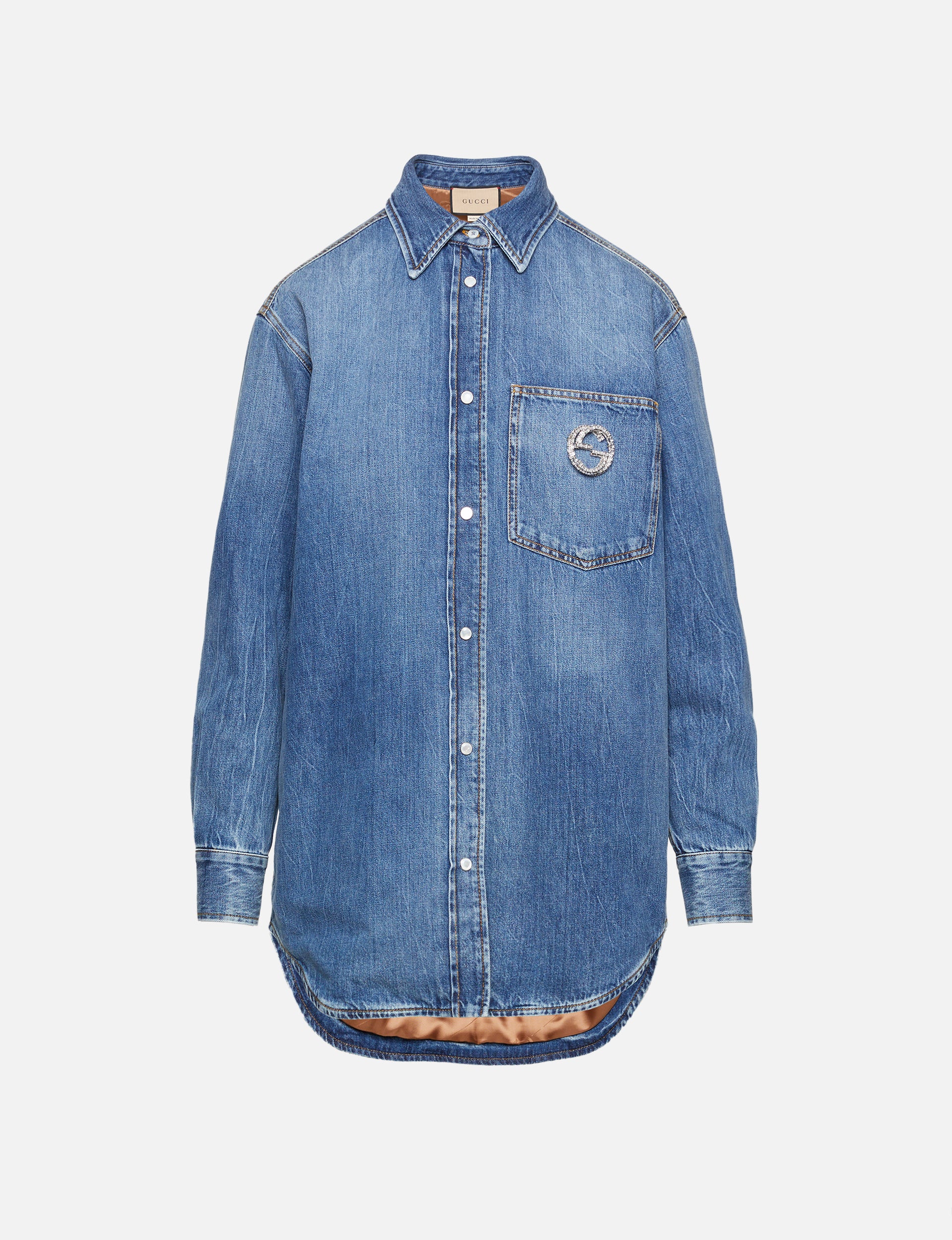 Eco-Friendly Denim Overshirt