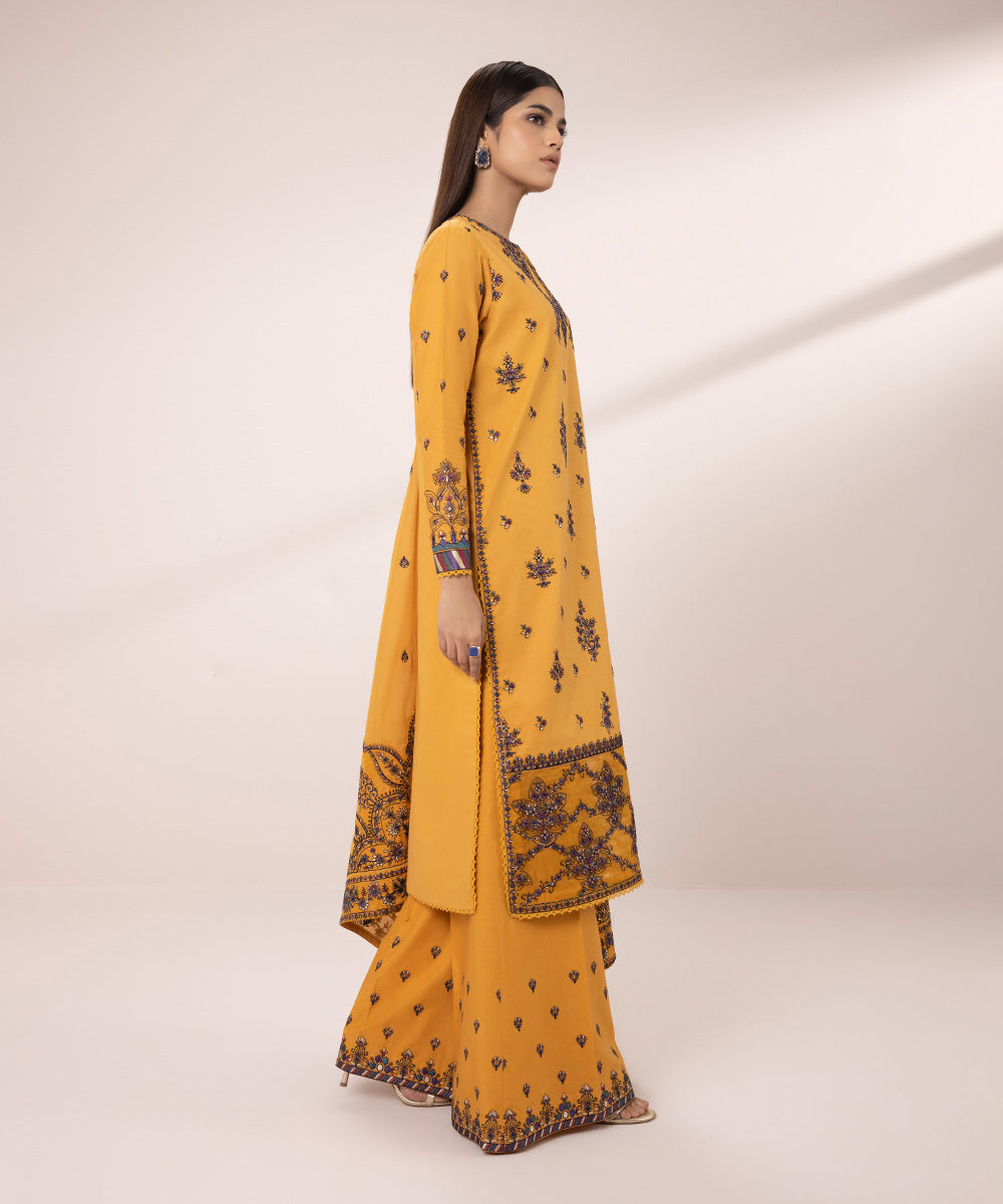 Embroidered 3 Piece Lawn Suit