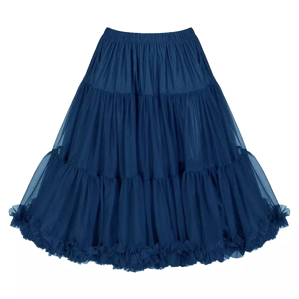 Extra Volume Blue Net Vintage Rockabilly 50s Petticoat Skirt