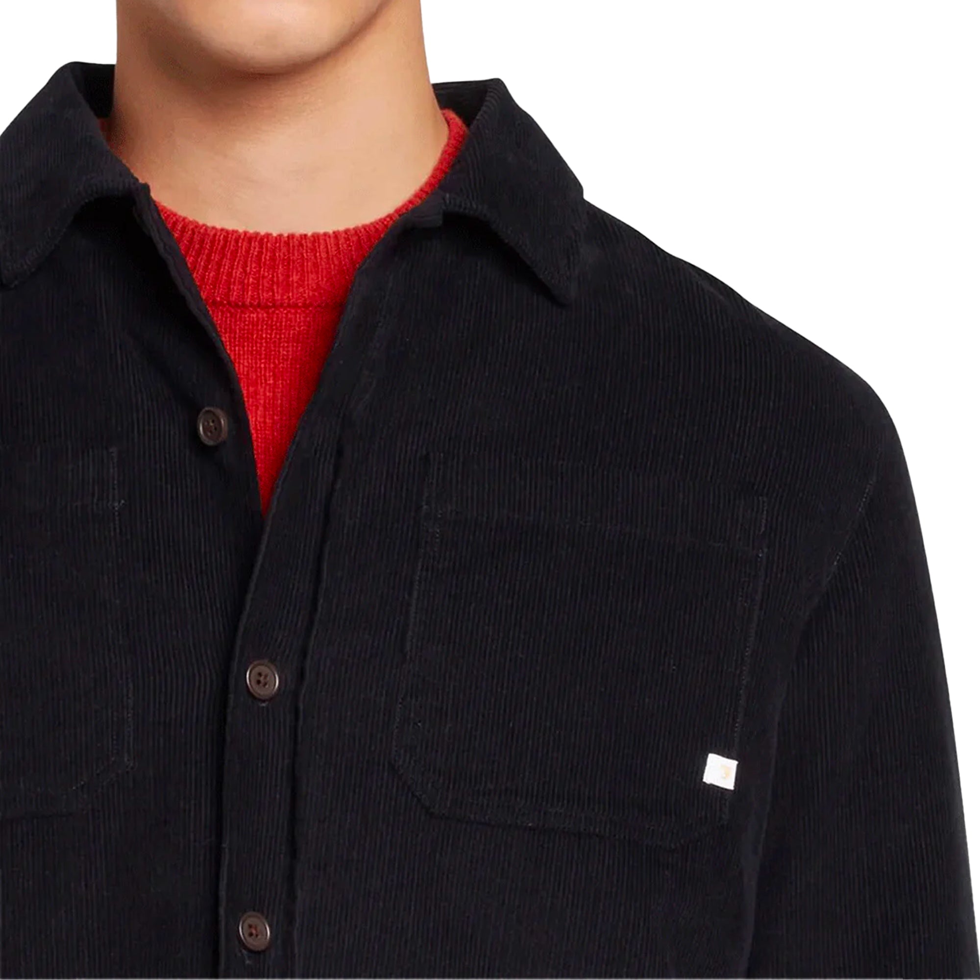 Farah Navy Corduroy Overshirt