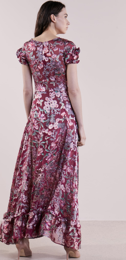 Flora Red Maxi Dress - Stunning Red Floral Maxi Dress