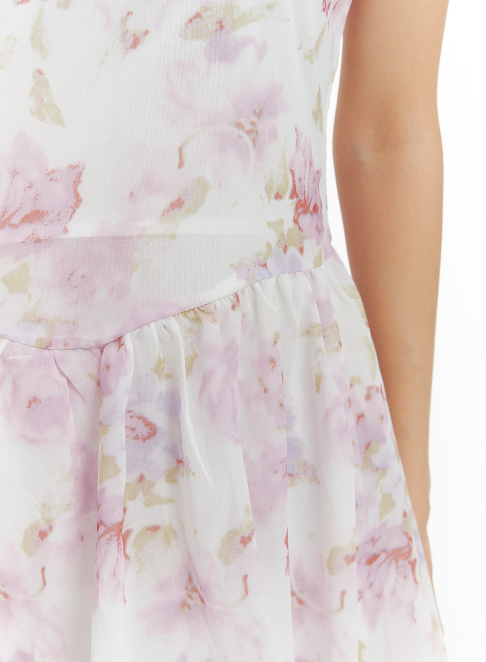 Floral Mini Dress Sleeveless OM428