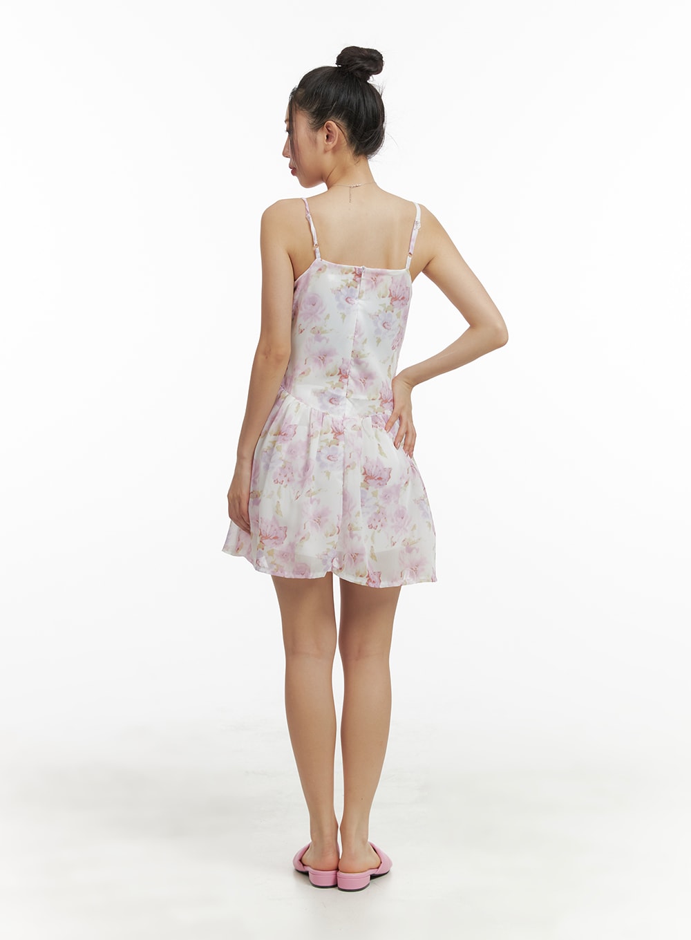 Floral Mini Dress Sleeveless OM428