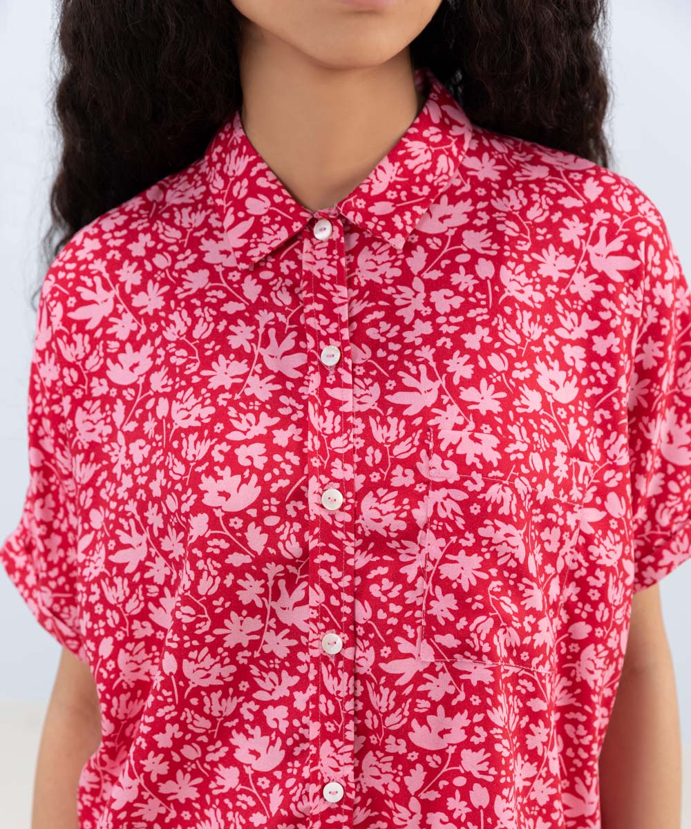 Floral Print Shirt.