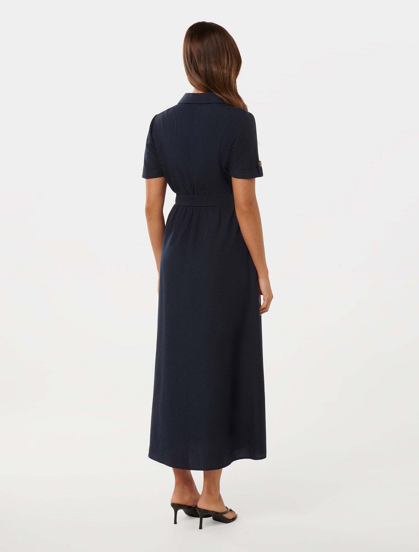 Georgia Midi Shirt Dress - Women's Fashion