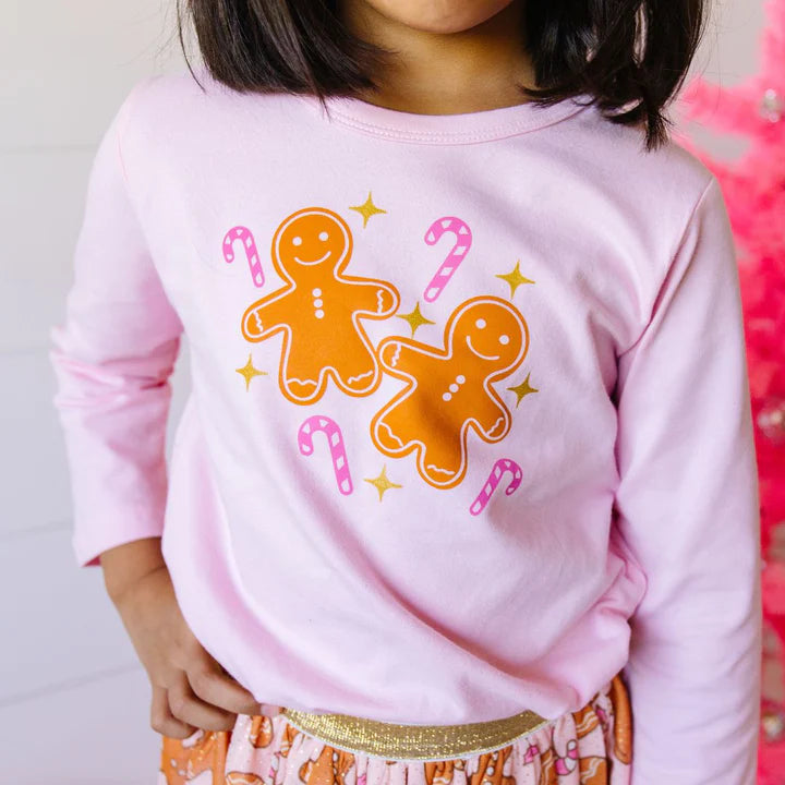 Gingerbread Long Sleeve Shirt - Sweet Wink